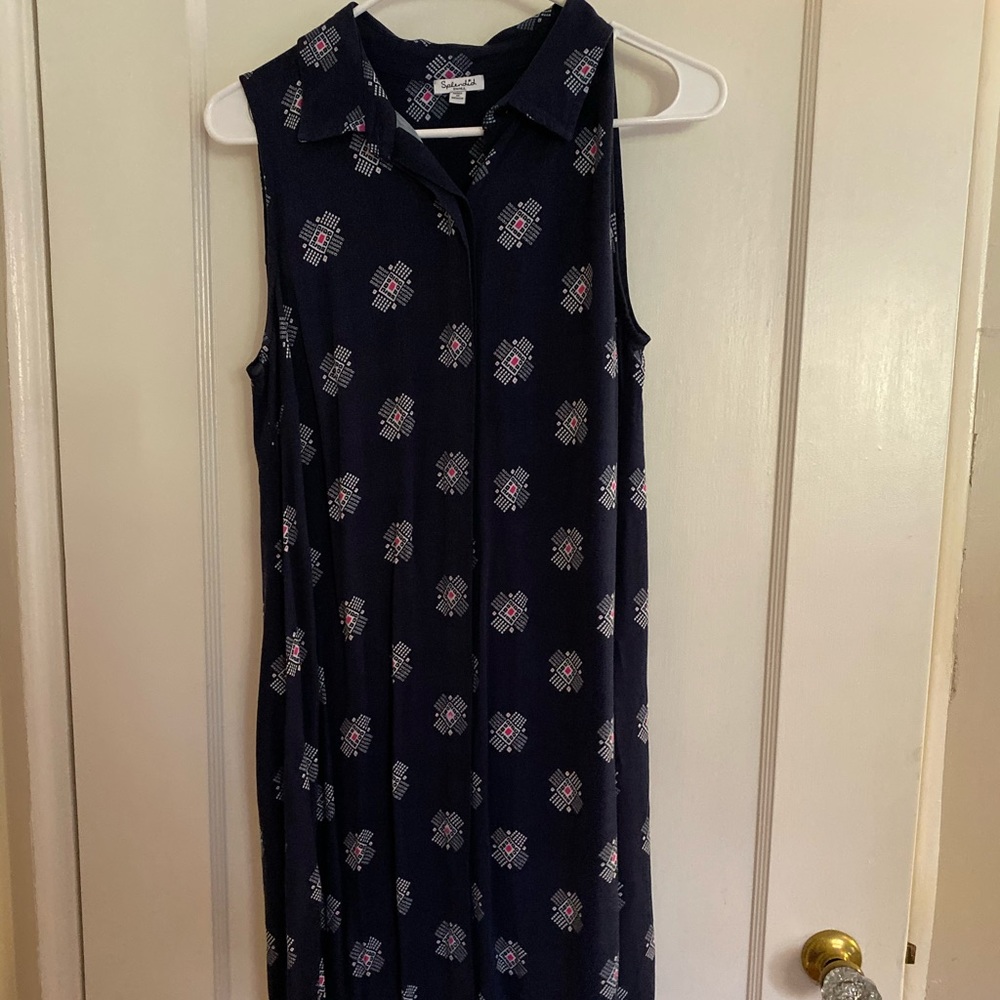 Splendid sleeveless shirt dress